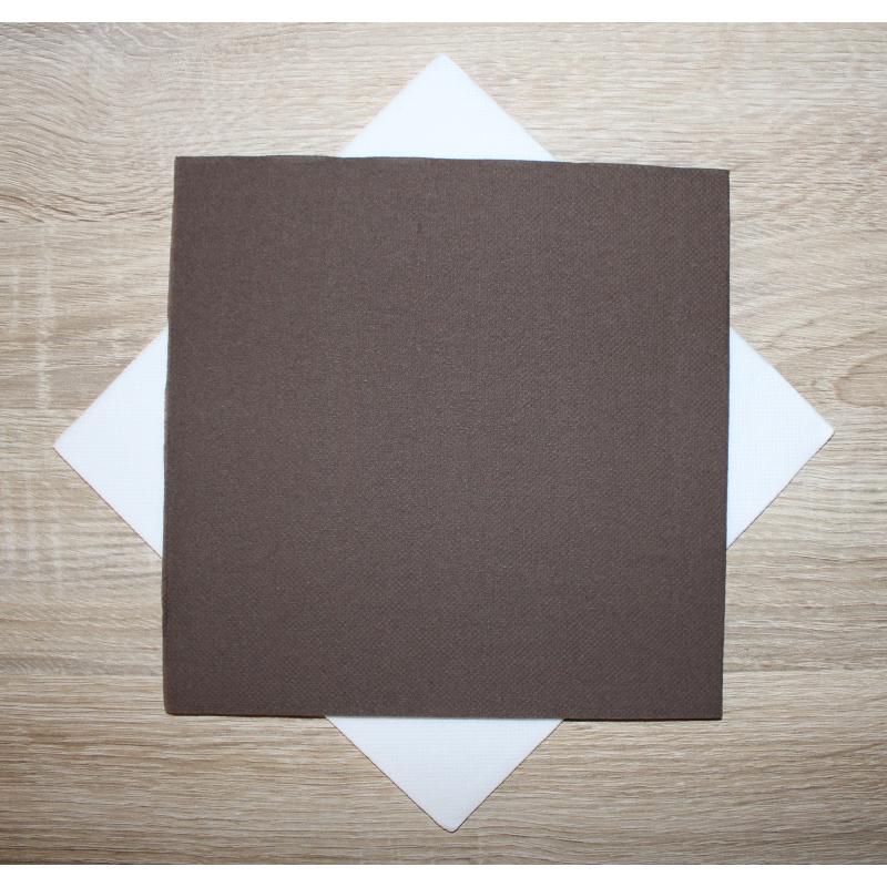 Serviette Sun Ouate MARRON x40