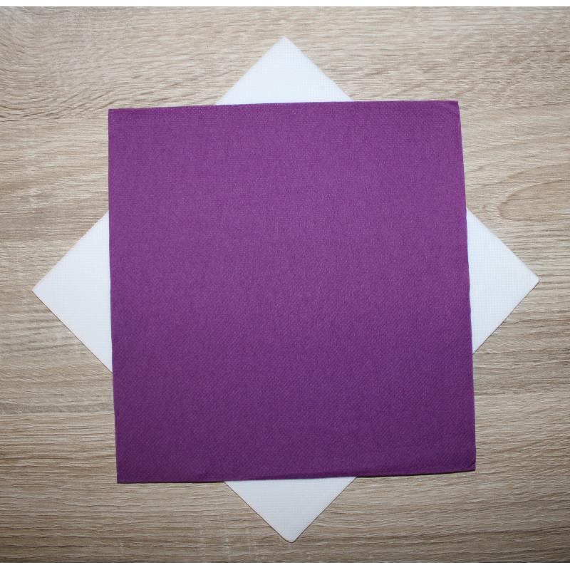 Serviette Sun Ouate PRUNE x40