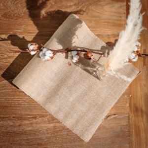 CHEMIN DE TABLE TOILE DE JUTE 36CMX5M