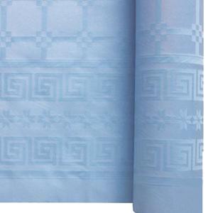 Rouleau Nappe Damassé 7M Bleu Clair