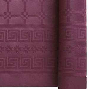 Rouleau Nappe Damassé 7M Prune