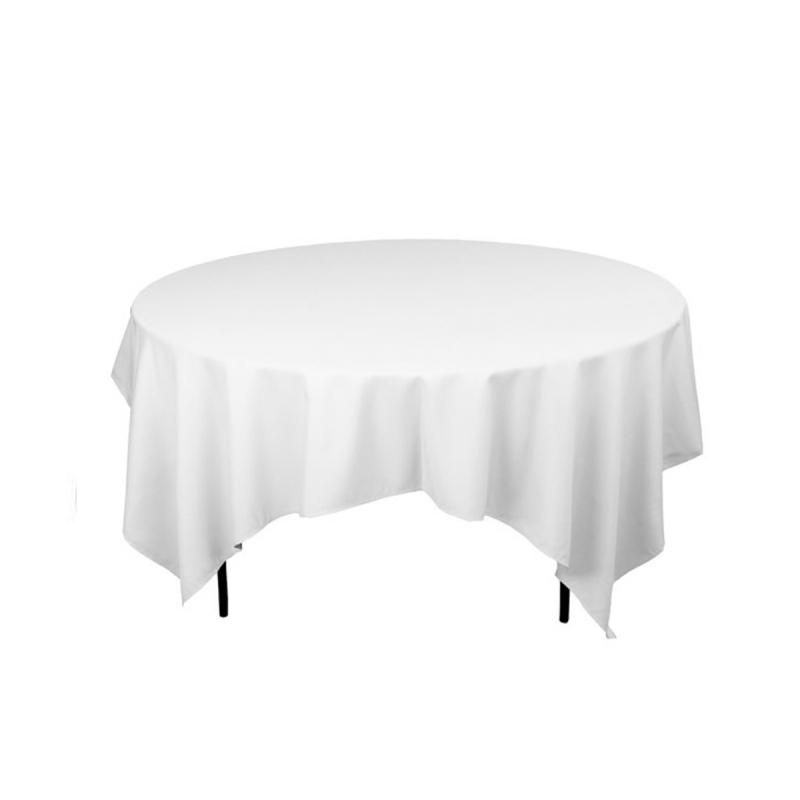 Nappe Blanche 100% coton satin 1,6m x 1,6m "Carré" 2nd Main