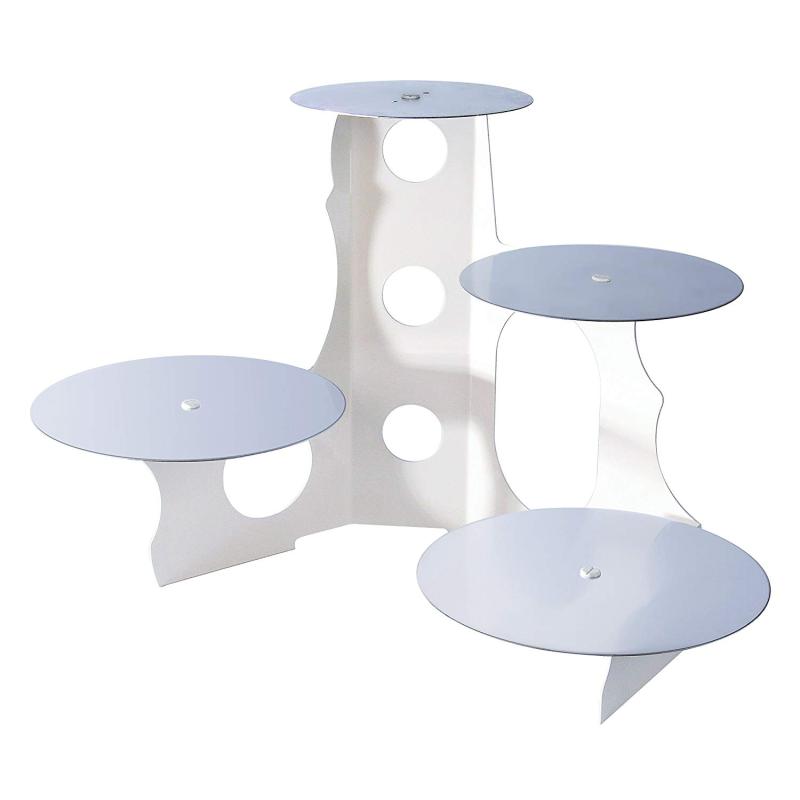 PRESENTOIR CHLOE - 4 ETAGES - Aluminium alimentaire