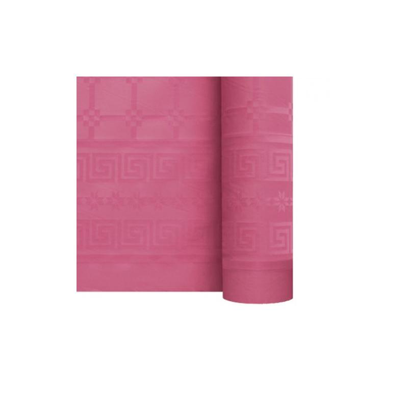 Rouleau Nappe Damassé 25M Fuchsia