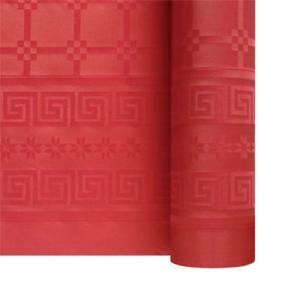 Rouleau Nappe Damassé 25M Rouge