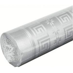 Rouleau Nappe Damassé 20M Couleur ARGENT