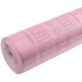 Rouleau Nappe Damassé 25M Rose Pale