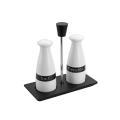 Set Sel & Poivre avec Socle - Salière Et Poivrière Porcelaine