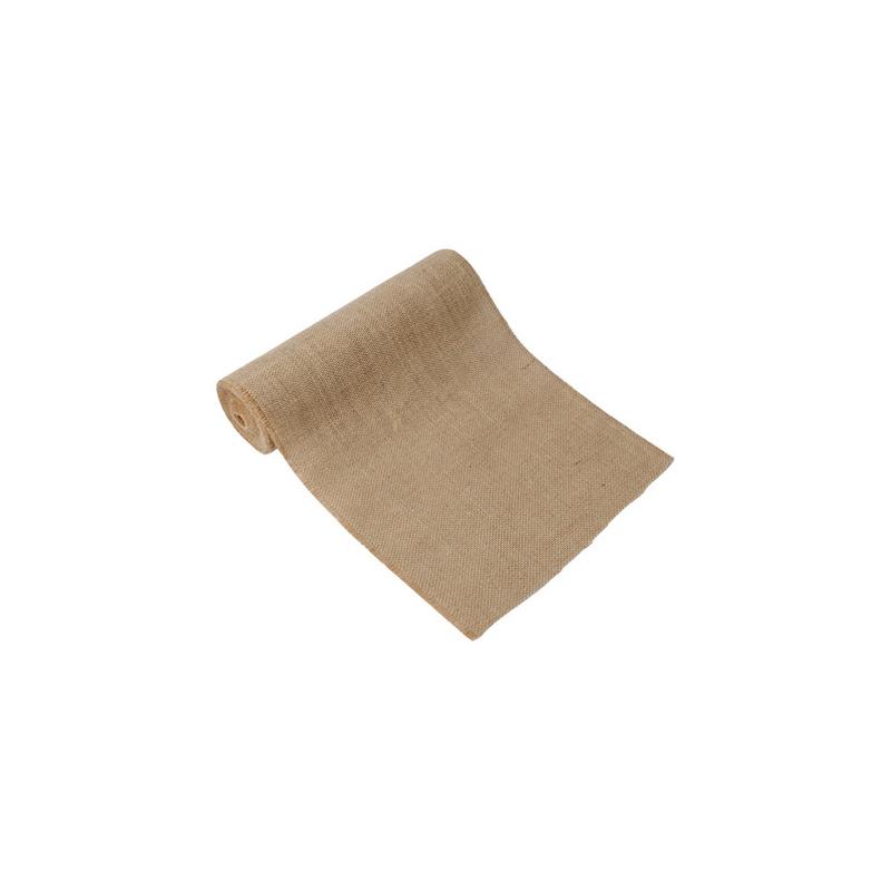 CHEMIN DE TABLE TOILE DE JUTE 28CMX5M