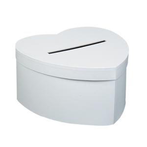 URNE BLANCHE COEUR 25CM