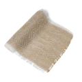 CHEMIN DE TABLE CHEVRONS JUTE TISSE 30CMX5M