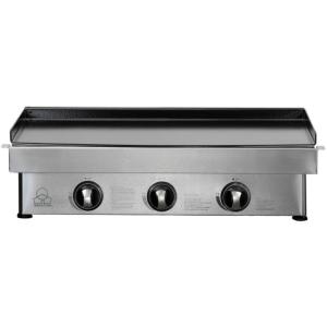 Plancha Professionnel à Gaz 3 Bruleurs (Gaz non fourni)