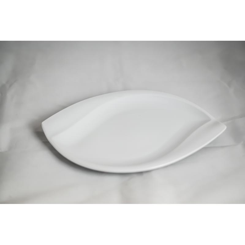 Assiette "Leaf" Entrée/Fromage/Dessert 27cm x 19cm