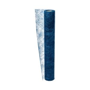 Chemin de table Intissé Luxe Bleu Marine 30CMX5M
