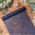 Chemin de table Intissé Luxe Bleu Marine 30CMX5M