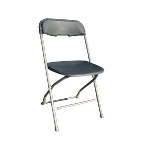 Chaise Pliante Empilable Grise Anthracite