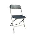 Chaise Pliante Empilable Grise Anthracite