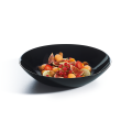 Assiette Evo Black Creuse Ronde 20cm