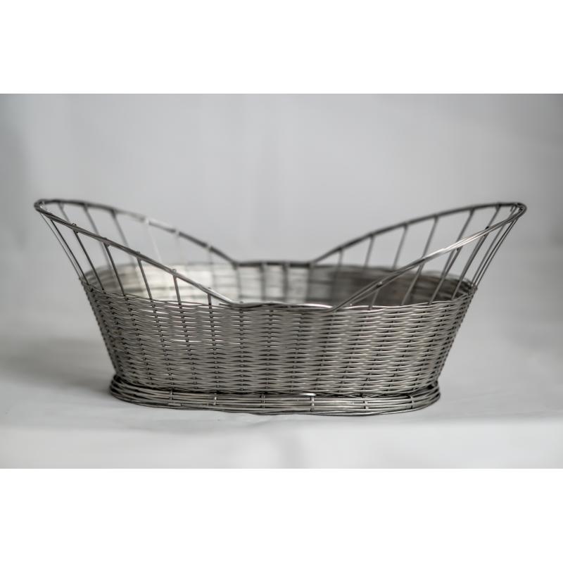 Corbeille à Pain Ovale 28cm Inox