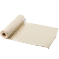 Chemin de table écailles Lin floqué Champagne 28CMX5M