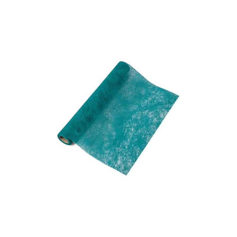 Chemin de table Intissé Luxe Emeraude 30CMX5M