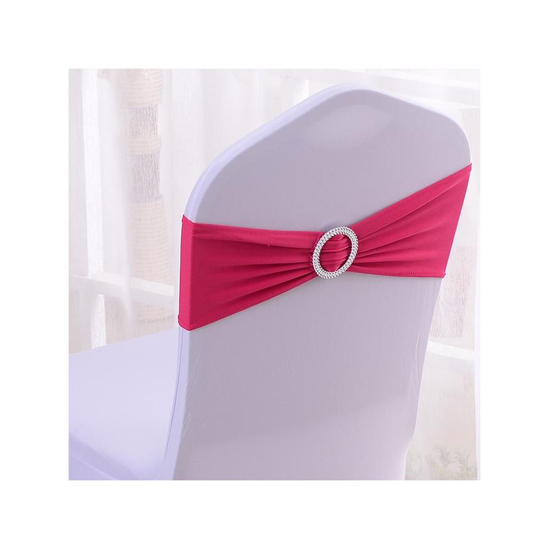 Noeud/Bandeau Fuchsia pour housse de chaise