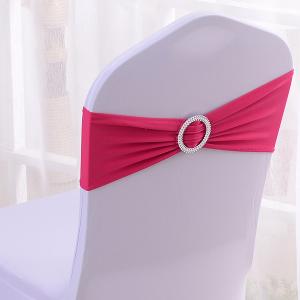 Noeud/Bandeau Fuchsia pour housse de chaise