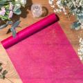 Chemin de table Intissé Luxe Fuschia 30CMX5M