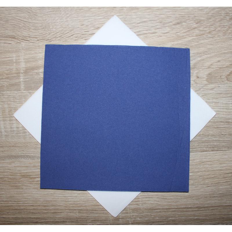 Serviette Sun Ouate BLEU MARINE x40