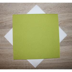 50 Serviettes Intissées VERT ANIS / CHARTREUSE (taille 40x40cm) 