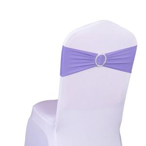 Noeud/Bandeau Lilas  pour housse de chaise