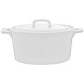 Mini cocotte Porcelaine Blanche avec Couvercle Ø10cm X H 6cm