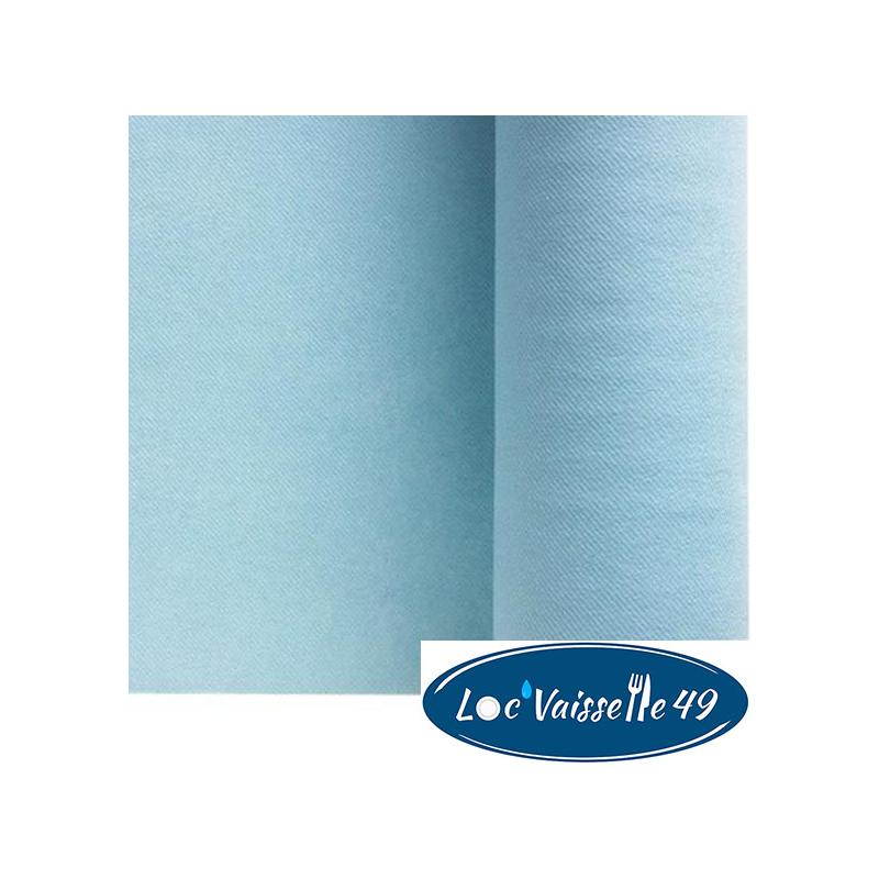 Rouleau Nappe Voie sèche 1,20x10m Bleu Clair / Azur "Papier doux et épais"