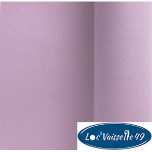 Rouleau Nappe Intissé 10M Lilas "Papier doux et épais"