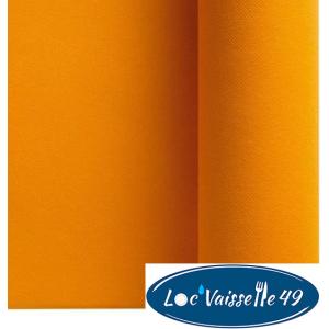 Rouleau Nappe Voie sèche 1,20x10m Orange/Mandarine "Papier doux et épais"