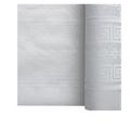 Rouleau Nappe Damassé 25M Blanc