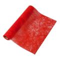 Chemin de table Intissé Luxe Rouge 30CMX5M