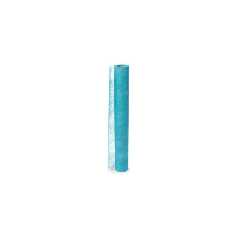 Chemin de table Intissé Luxe Turquoise 30CMX5M
