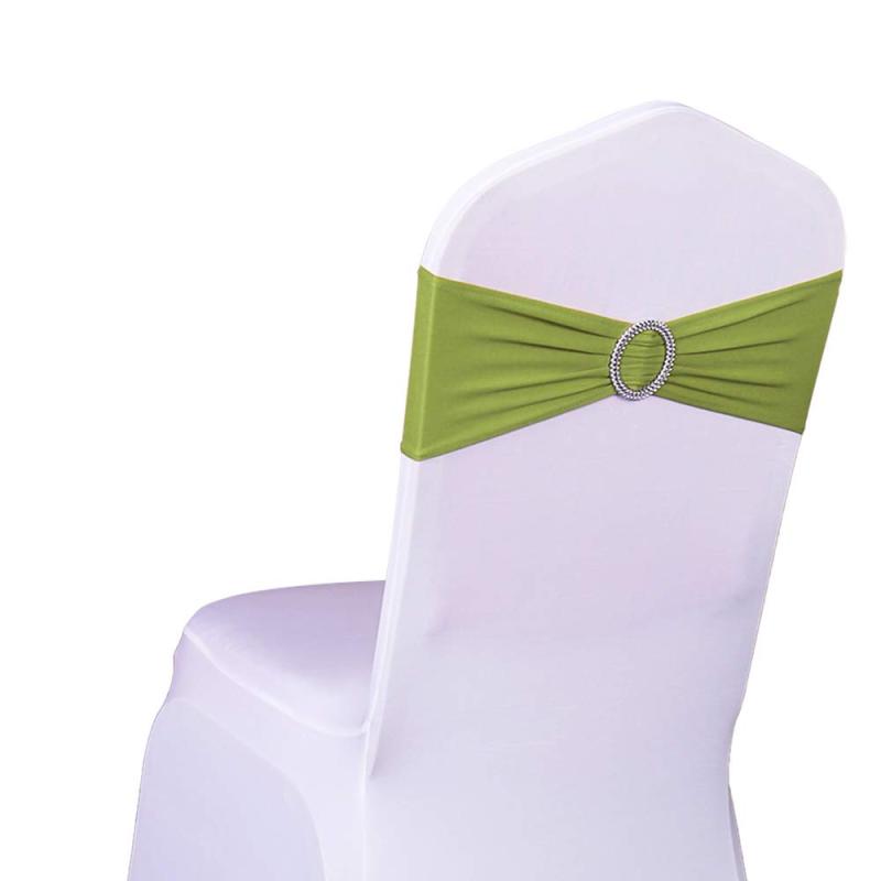 Noeud/Bandeau Vert Pomme pour housse de chaise