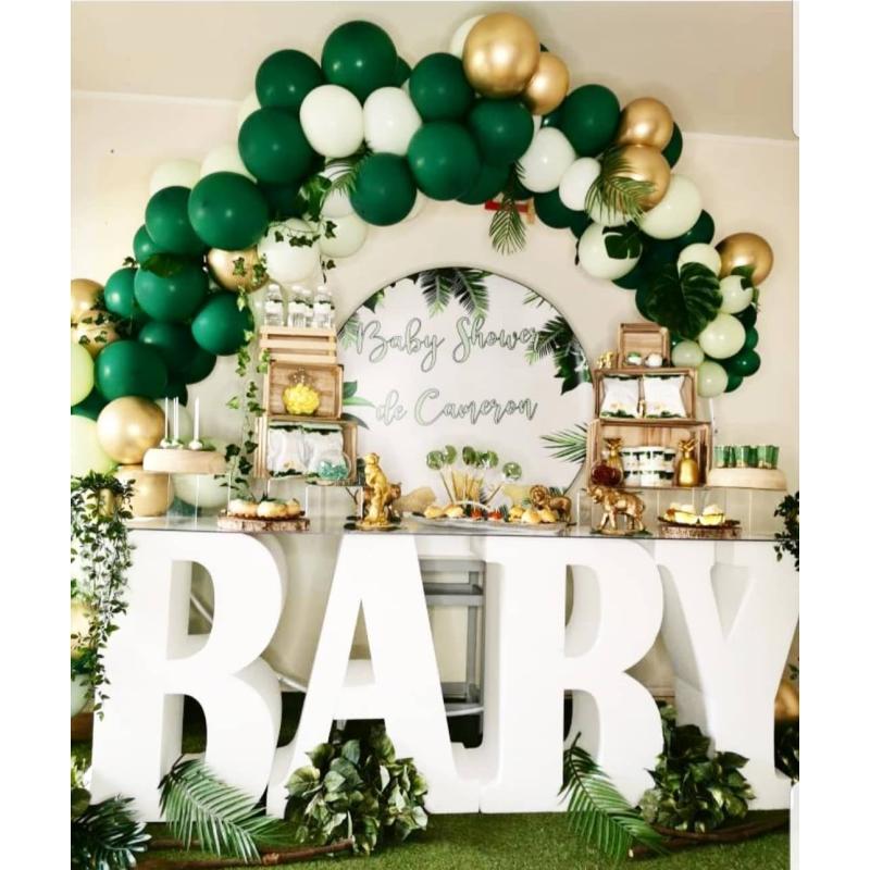 Lettre Géante " BABY " (plaque en verre non fournie)