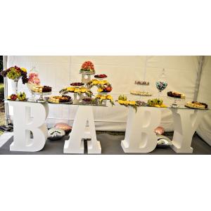 Lettre Géante " BABY " (plaque en verre non fournie)