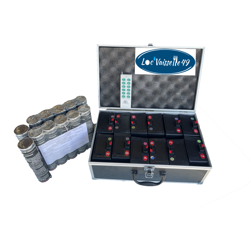 KIT 12 Supports avec ses 12 jets de Scène 3 mètres 60 Secondes