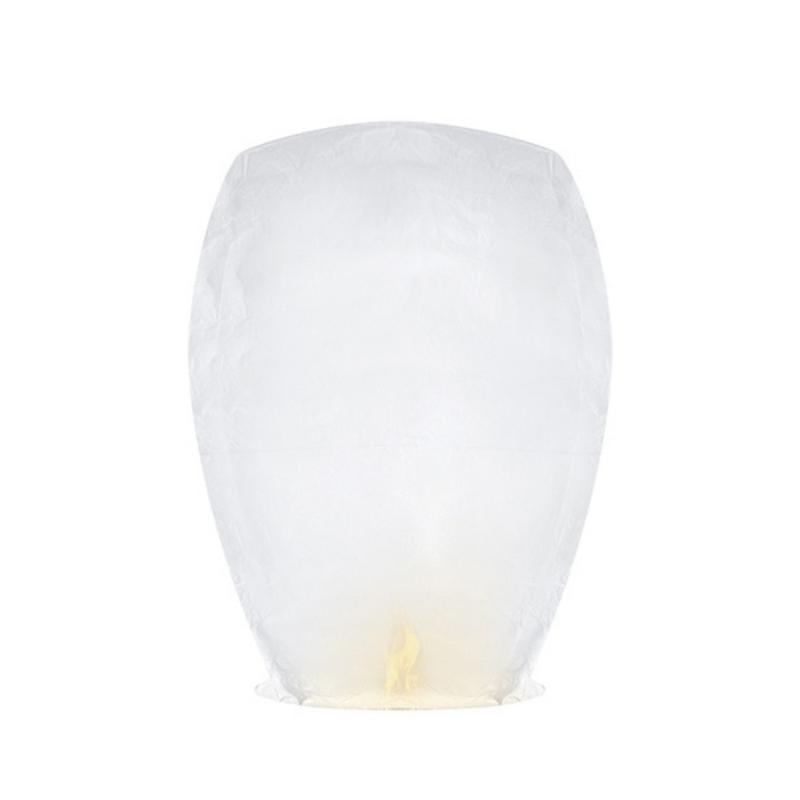 Lanterne volante Chinoise blanche lumineuse