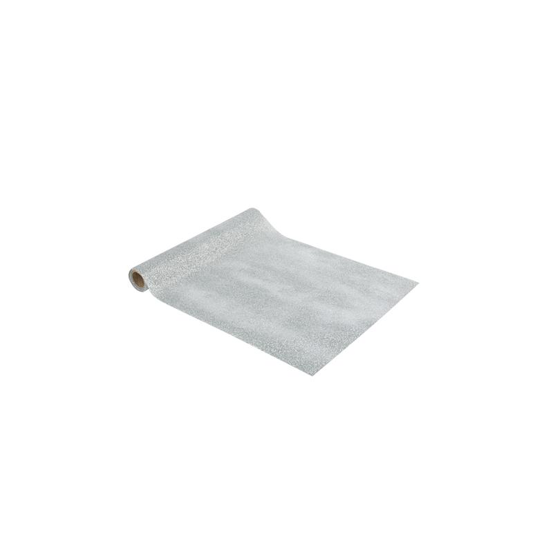 Chemin de table Pailleté Argent 30cm x 3m
