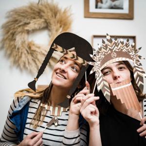 Kit Photobooth Indian Forest