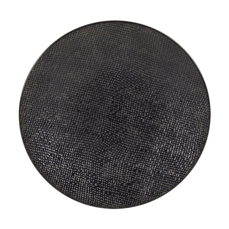 Assiette Entrée/Fromage/Dessert - Vesuvio noir 20.5 cm