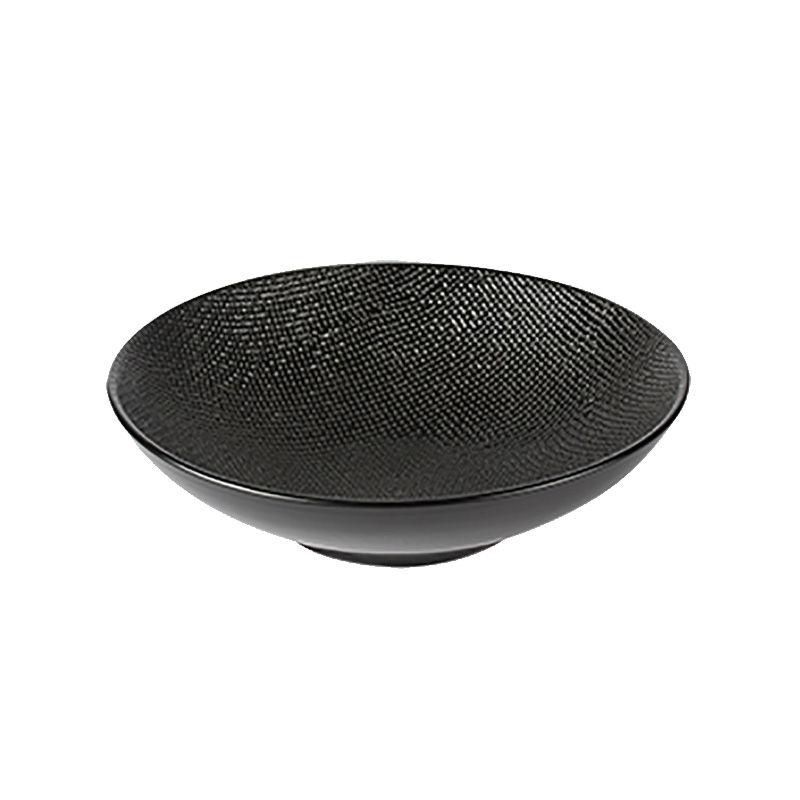 Assiette Calotte Vesuvio noir 19 cm