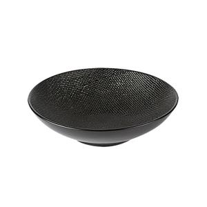 Assiette Calotte Vesuvio noir 19 cm