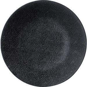 Assiette plate Vesuvio noir 31 cm