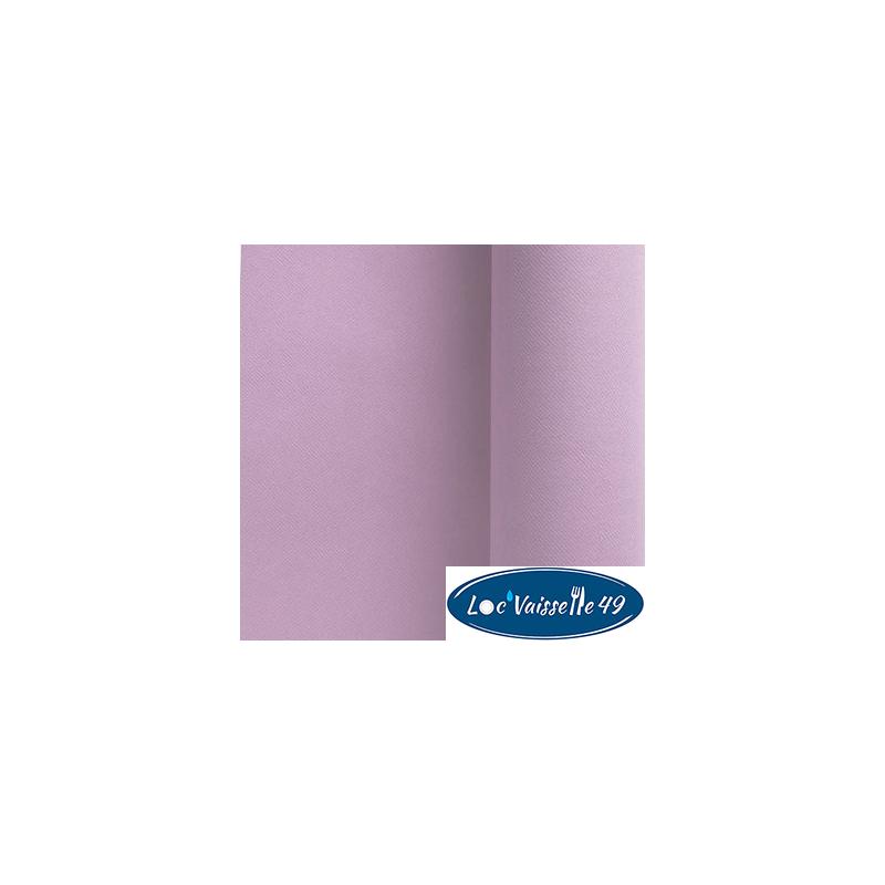 Rouleau Nappe Intissé 25M Lilas "Papier doux et épais"